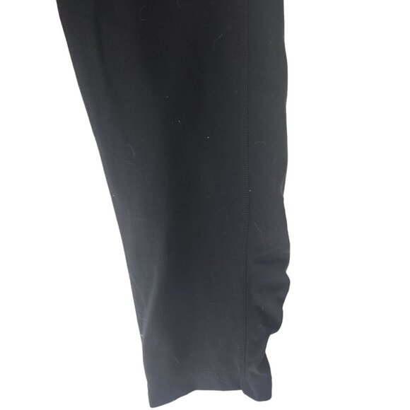 Athleta Leggings Sz Large Balance Black Capri Leggings Ruched - Picture 2 of 8